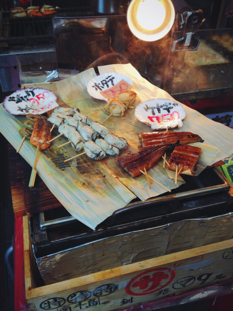 Kuromon Ichiba Market in Osaka